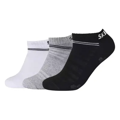 Skechers 3PPK Mesh Ventilation Socks Bílá