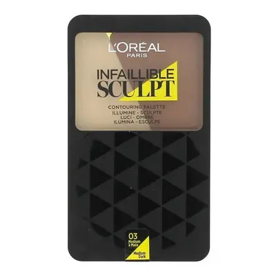 L'oréal Infallible Sculpt Contouring Palette - 03 Médium à Mate Béžová