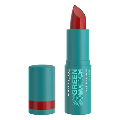 Maybelline New York Lipstick Butter Cream Green Edition - 18 Musk Červená