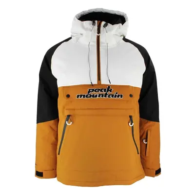 Peak Mountain Blouson de ski passe-tête homme CANVIKO Hnědá