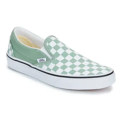 Vans Classic Slip-On COLOR THEORY CHECKERBOARD ICEBERG GREEN Zelená