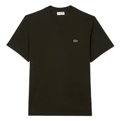 Lacoste Classic Fit Cotton T-Shirt Dark Khaki Green Zelená