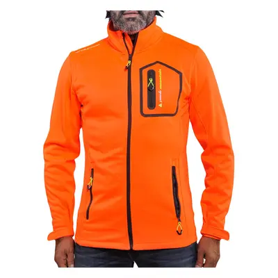 Peak Mountain Blouson polar shell homme CRISTOM Oranžová