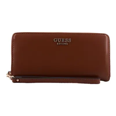 Guess LAUREL SLGMEDIUM ZIP Hnědá