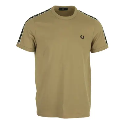 Fred Perry Contrast Taped Ringer Béžová