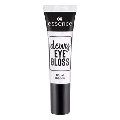 Essence Liquid Dewy Eye Gloss Eyeshadow - 01 Crystal Clear Bílá