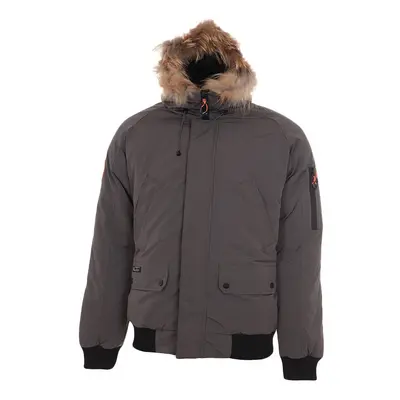 Peak Mountain Parka de ski vraie fourrure homme CALOZ Khaki