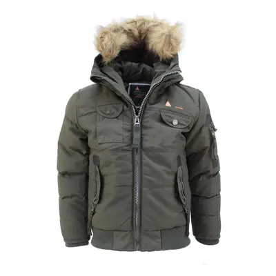 Peak Mountain Blouson garçon ECOFLIK Khaki