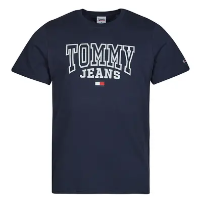 Tommy Jeans TJM RGLR ENTRY GRAPHIC TEE Tmavě modrá