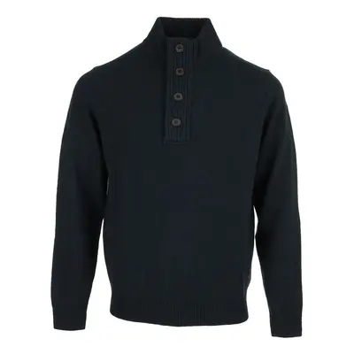 Barbour Essential Patch Half Zip Knited Jumper Modrá