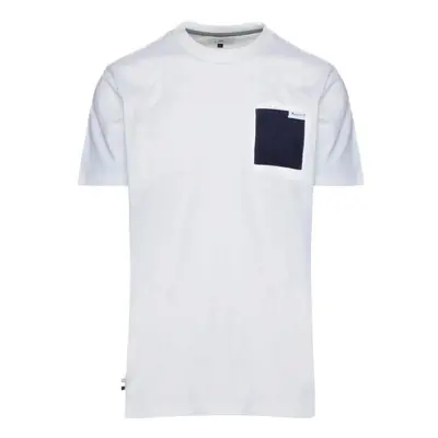 Aquascutum ACTIVE CORDUROY POCKET T-SHIRT AA_B004_TS008 Bílá