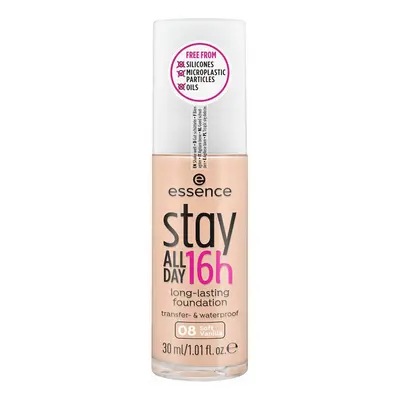 Essence Stay All Day 16H Longlasting Foundation - 08 Soft Vanil Béžová