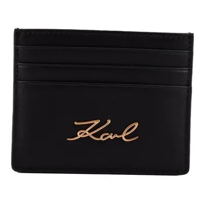 Karl Lagerfeld SIGNATURE CARDHOLDER Černá