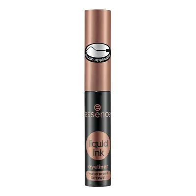 Essence Liquid Waterproof Ink Eyeliner - 02 Ash Brown Hnědá