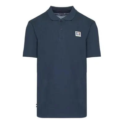 Aquascutum ACTIVE CHECK PATCH POLO AA_B004_PO001 Modrá