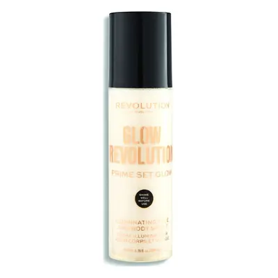 Makeup Revolution Face and Body Illuminating Spray - Eternal Gold Bílá