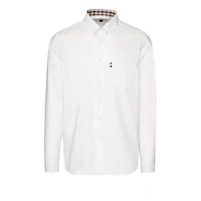 Aquascutum ACTIVE TAILOR LIGHT SHIRT AA_A004_SH002 Bílá