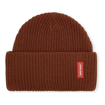 Hello Hossy Flow Adults Beanie - Nut Hnědá