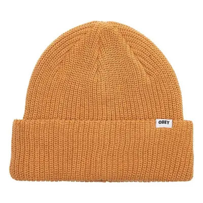 Obey Bold organic beanie Hnědá