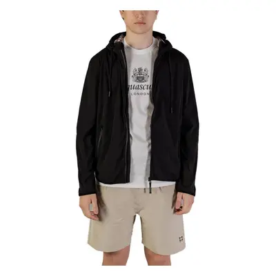 Aquascutum ACTIVE HOODED JACKET AA_B004_JK006 Černá