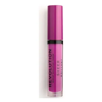 Makeup Revolution Sheer Brilliant Lip Gloss - 145 Vixen Fialová