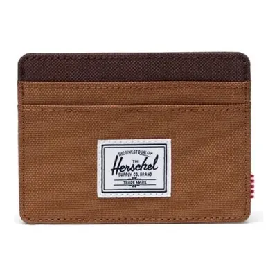 Herschel Charlie Eco Cardholder - Rubber/Chicory Coffee Hnědá