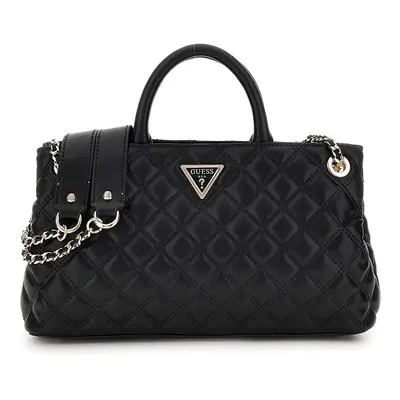 Guess Giully Girlfriend Shoulder Satchel Černá