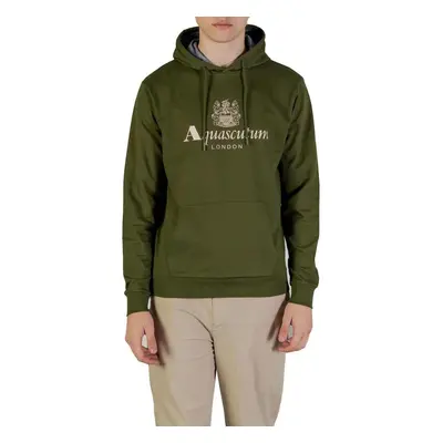 Aquascutum ACTIVE BIG LOGO HOODIE AA_B004_SW008 Zelená