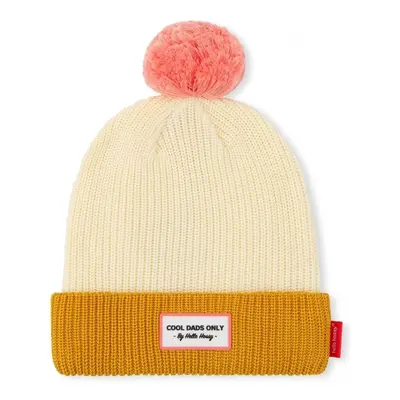 Hello Hossy Color Block Dads Beanie - Camel Hnědá