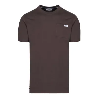 Aquascutum ACTIVE POCKET T-SHIRT AA_B004_TS004 Hnědá