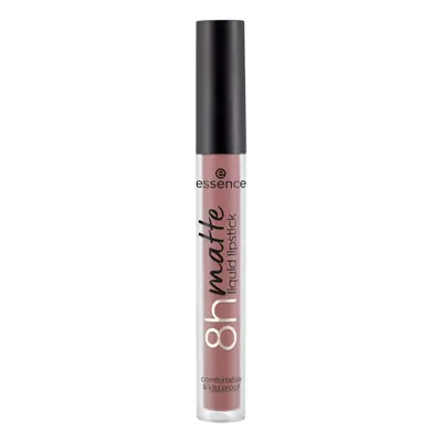 Essence 8h Matte Liquid Lipstick - 02 Silky Hazelnut Hnědá