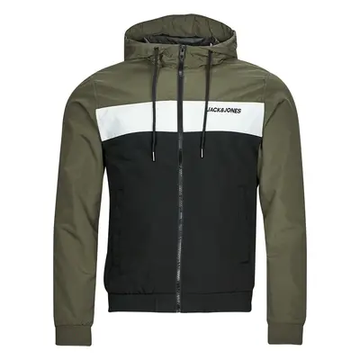 Jack & Jones JJERUSH HOOD BOMBER ruznobarevne