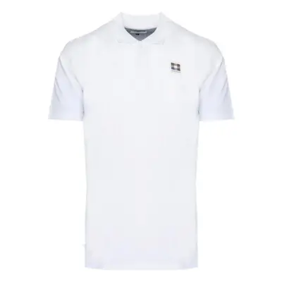 Aquascutum ACTIVE CHECK PATCH POLO AA_B004_PO001 Bílá