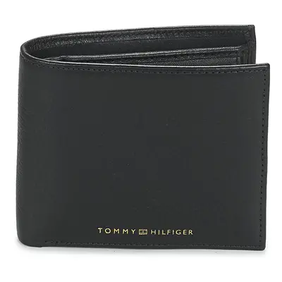 Tommy Hilfiger PREMIUM LEATHER CC FLAP AND COIN Černá