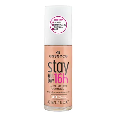 Essence Stay All Day 16H Longlasting Foundation - 40 Soft Almon Hnědá