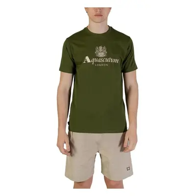 Aquascutum ACTIVE BIG LOGO T-SHIRT AA_B004_TS002 Zelená