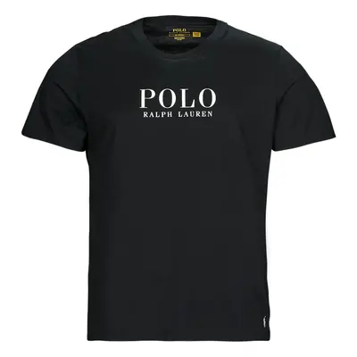 Polo Ralph Lauren SLEEPWEAR-S/S CREW-SLEEP-TOP Černá