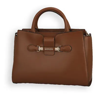 Guess COG NOLANA SATCHEL Hnědá