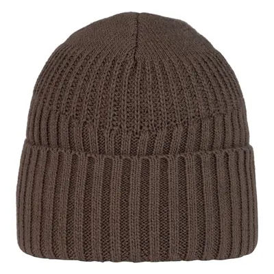 Buff Knitted Fleece Hat Beanie Hnědá