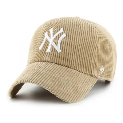 '47 Brand Cap mlb new york yankees wide cord clean up Béžová