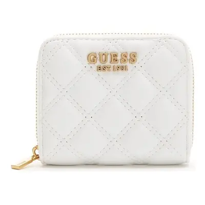 Guess GIULLY SLG SMALL ZIP AROU Bílá