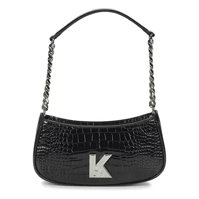 Karl Lagerfeld K/KAMEO SHOULDERBAG CROC Černá