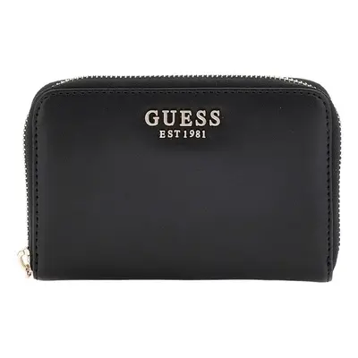 Guess LAUREL SLG MEDIUM ZIP AROUND Černá