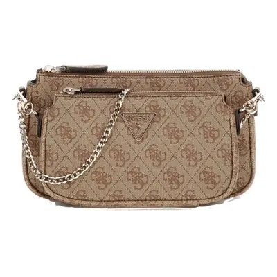 Guess NOELLE DBL POUCH Hnědá