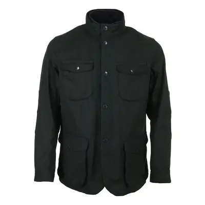 Barbour Ogston Wax Jacket Modrá