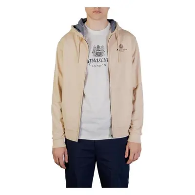 Aquascutum ACTIVE SMALL LOGO FZ HOODIE AA_B004_SW010 Béžová