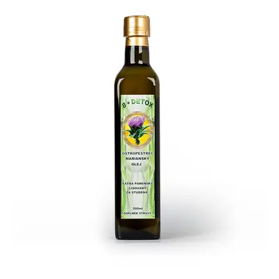 Bio-Detox Extra panenský olej z Ostropestřce mariánského 500 ml