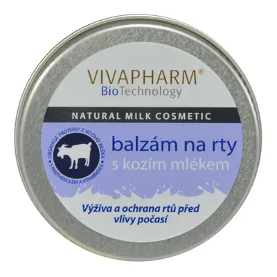 VIVAPHARM Balzám na rty s kozím mlékem PUDLO