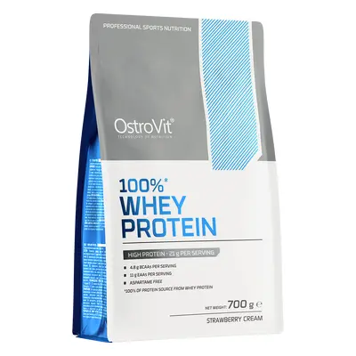 OstroVit 100% WHEY protein 700 g - jahoda