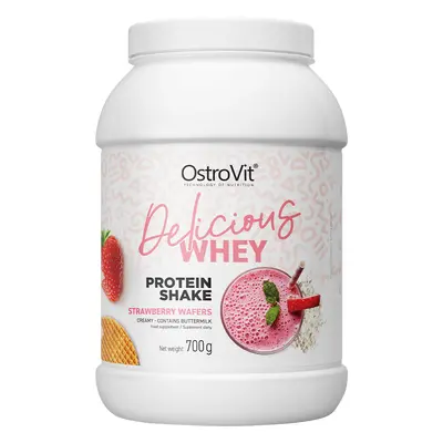 OstroVit WHEY PROTEIN 700 g - jahodové sušenky